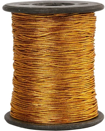 Thread, gold, thickness 0.5 mm, 100 m/1 roll.
