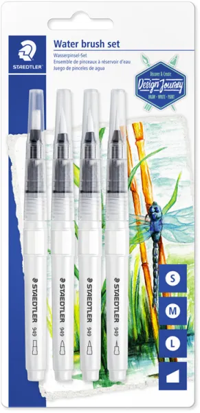 Staedtler Brush, 4 pcs Ass. Bk