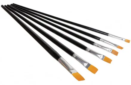 Artino Paintbrush/Artist Brush Set Flat Synthetic Assorted Sizes